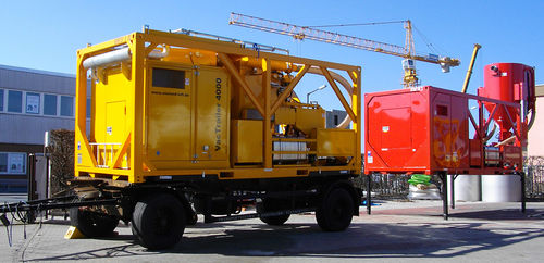 Grupo de aspiración de polvo - VacTrailer - Wieland Lufttechnik GmbH + Co.KG - industrial / móvil / con motores diésel