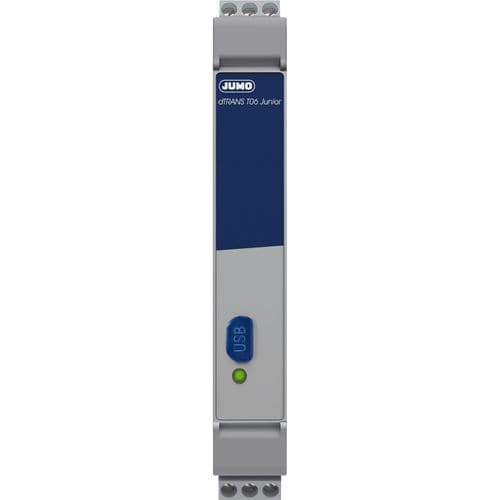 Transmisor universal inalámbrico en riel DIN - dTRANS T06 Junior - JUMO GmbH & Co. KG