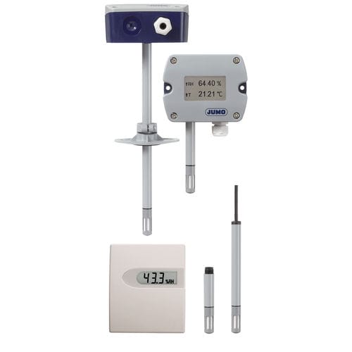 Aparato de medición para HVAC - 907021 series - JUMO GmbH & Co. KG - temperatura / de concentración de CO2 / humedad relativa