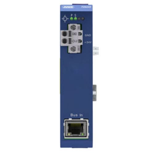 Router central - 705043 - JUMO GmbH & Co. KG - RJ45 / en riel DIN / 1 puerto