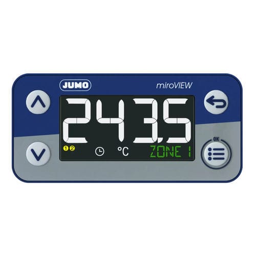 Indicador digital - miroVIEW - JUMO GmbH & Co. KG - de temperatura / para montaje sobre panel / 4-20 mA