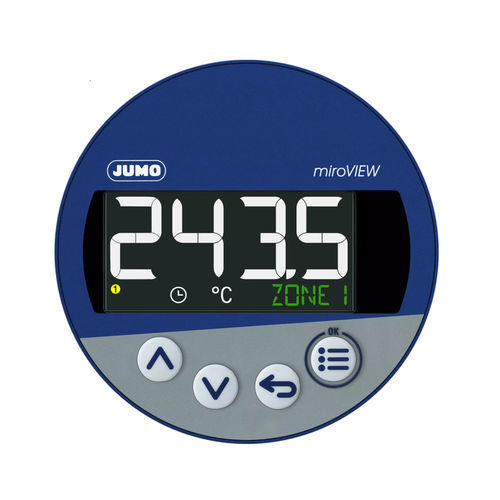 Indicador digital - miroVIEW - JUMO GmbH & Co. KG - de temperatura / para montaje sobre panel / para sensor RTD