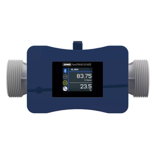 Caudalímetro por ultrasonidos - US W02 - JUMO GmbH & Co. KG - volumétrico / Bluetooth / IO-Link