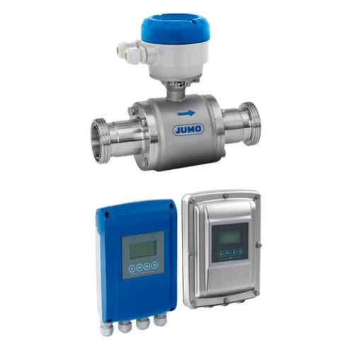 Caudalímetro electromagnético - OPTIFLUX 6000 - JUMO GmbH & Co. KG - magnetoinductivo / volumétrico / de inserción