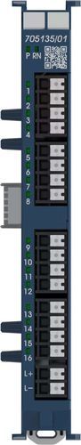 Módulo de entrada digital - JUMO I/O system digital input module - JUMO GmbH & Co. KG - 16 canales / para armario de distribución / en riel DIN