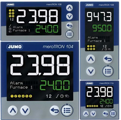 Controlador de proceso multicanal - JUMO meroTRON - JUMO GmbH & Co. KG - de múltiples salidas / programable / Modbus