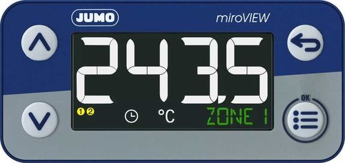 Panel indicador de temperatura - JUMO miroVIEW - JUMO GmbH & Co. KG - de lectura directa / digital / visualizador LCD