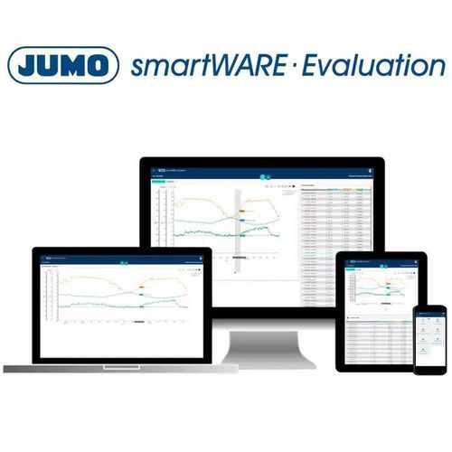 Paquete de software adquisición y análisis de datos - JUMO smartWARE Evaluation - JUMO GmbH & Co. KG - de gestión de datos de procesos / análisis de datos / de colecta de datos