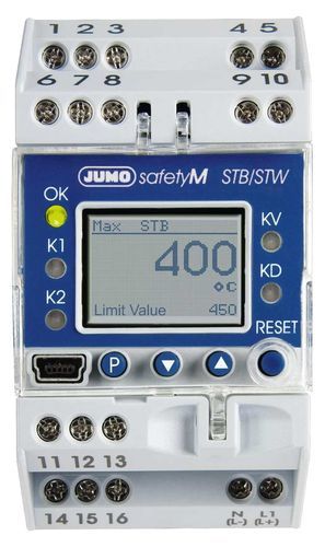 Limitador de temperatura con pantalla LCD - JUMO safetyM STB/STW - JUMO GmbH & Co. KG - de proceso / para supervisión de proceso / de seguridad