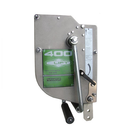 Cabrestante manual - m.lift 400 - Fixator - para elevación de personas / para andamio colgante / compacto