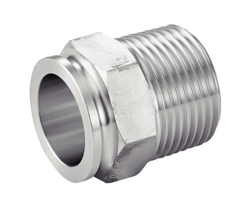 Empalme de acero inoxidable - 5235 - BENE INOX - roscado / hexagonal / recto