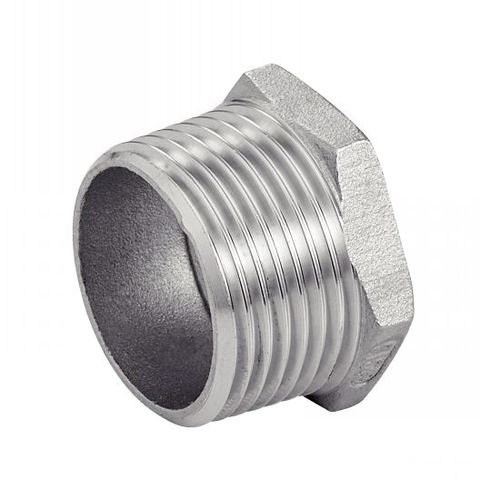 Reductor macho-hembra roscado - 5253 - BENE INOX - para tuberías / hidráulico / de acero inoxidable