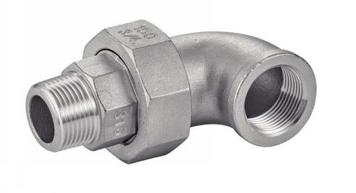 Racor hidráulico - 5251 - BENE INOX - roscado / codo de 90º / ISO