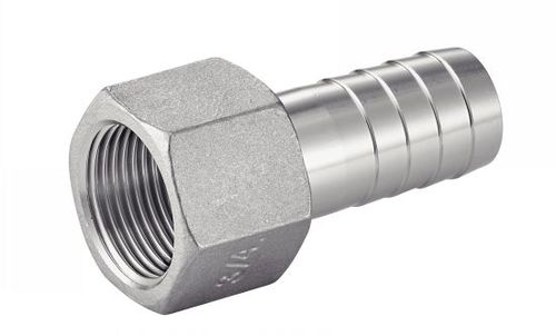 Adaptador hidráulico para tubos - 5265 - BENE INOX - hembra-acanalado / de acero inoxidable / hexagonal