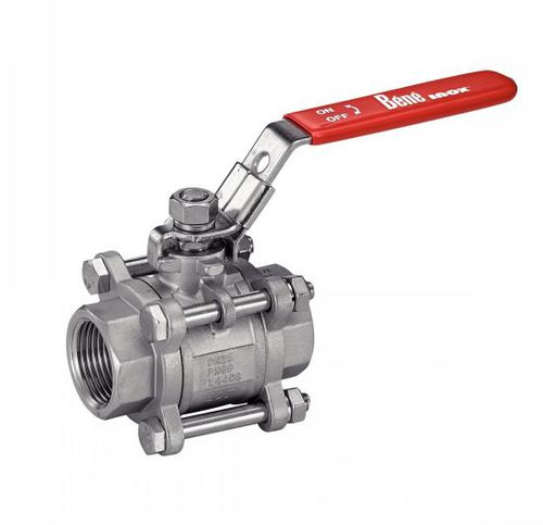 Válvula de bola - 58163 - BENE INOX - de palanca / hembra-hembra / de 3 piezas