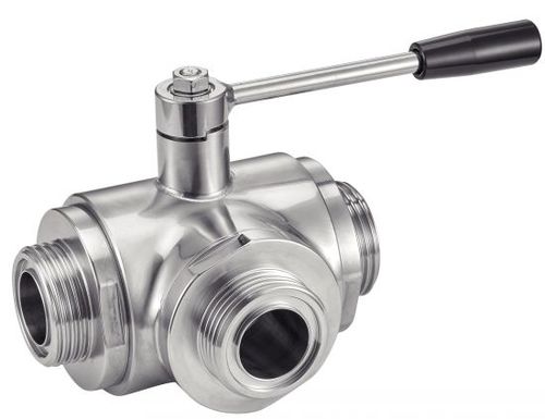 Válvula de bola - 61377 - BENE INOX - de palanca / para alimentos líquidos y bebidas / roscada
