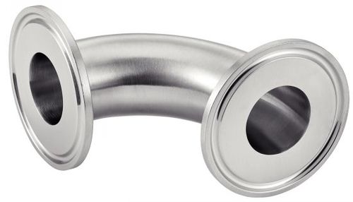 Racor hidráulico - 63431 - BENE INOX - con brida / codo de 90º / de acero inoxidable