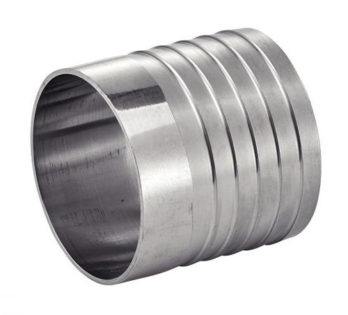 Adaptador hidráulico para tubos - 64126 - BENE INOX - hembra-acanalado / de acero inoxidable / recto