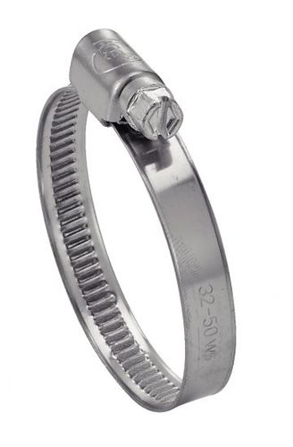 Abrazadera de apriete de acero zincado - 72133 - BENE INOX - de tornillo sin fin / de banda plana