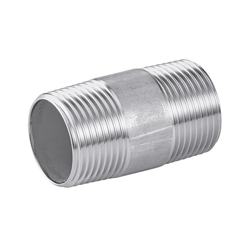 Empalme de acero inoxidable - 5215 - BENE INOX - soldado / recto / con doble rosca