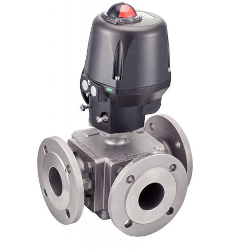 Válvula de bola - 50268 - BENE INOX - con actuador eléctrico / con brida / IP68