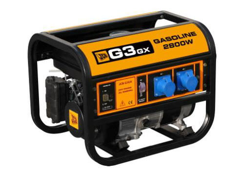 Grupo electrógeno con motor de gasolina - G3GX     - JCB Power Products Ltd - monofásico / portátil / inyección indirecta