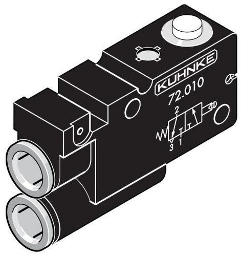 Válvula con control neumático - 72 series - Kendrion Kuhnke Automation GmbH - para aire / en miniatura