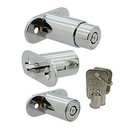 Cerradura con boton pulsador - G8990  - Camlock Systems - de llave / para puerta corredera / de latón