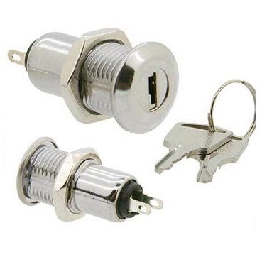 Interruptor de llave - S1091 series - Camlock Systems - unipolar / on/off / en miniatura