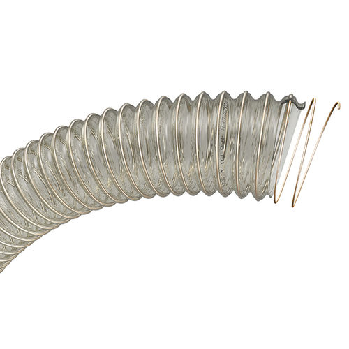 Conducto de aire flexible - WINDFLEX 400 PU - TRICOFLEX - de poliuretano / para ventilación / de extracción de humos