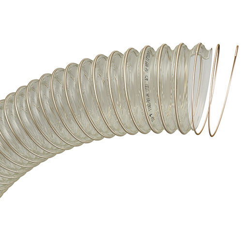 Conducto de aire flexible - WINDFLEX 600 PU AL - TRICOFLEX - de poliuretano / para ventilación / de extracción de humos