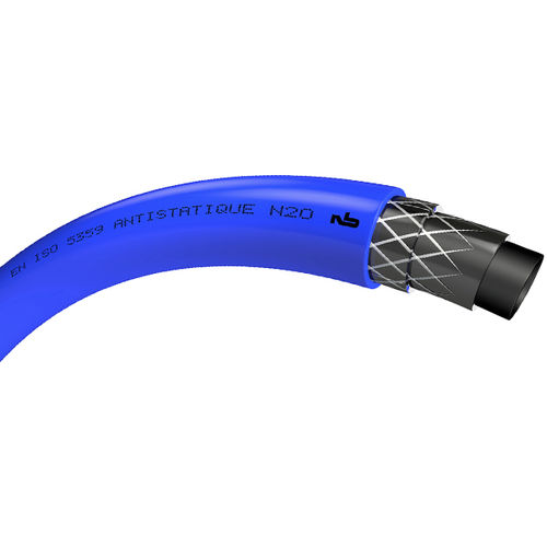 Manguera para gas - NOBELAIR&reg; AS/R - TRICOFLEX - con refuerzo de poliéster / de PVC / de transferencia