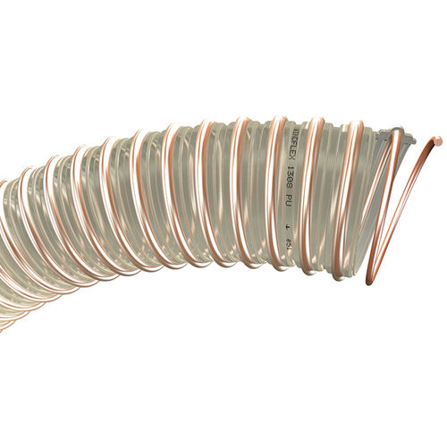 Conducto de aire flexible - WINDFLEX 1308 PU - TRICOFLEX - de poliuretano / con espiral de acero galvanizado