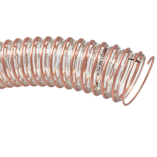 Conducto de aire flexible - WINDFLEX 805 AL - TRICOFLEX - de poliuretano / de extracción / con espiral de acero galvanizado