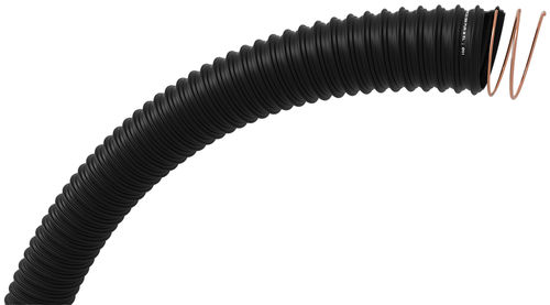 Manguera para polvo - WINDFLEX 806 M EL - TRICOFLEX - para niebla de aceite / de PU / para extracción de humo