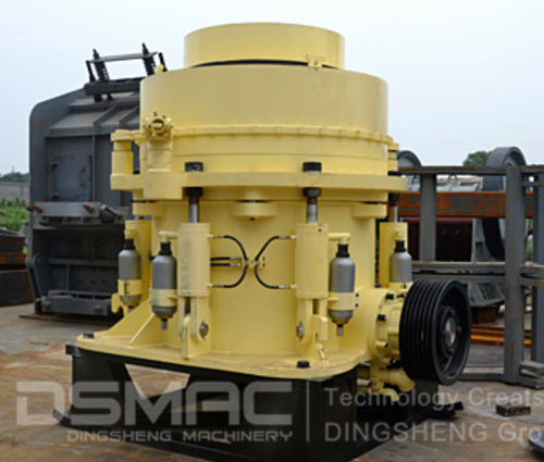 Machacadora de cono hidráulico - DHP series  - Zhengzhou Dingsheng Engineering Technology Co., Ltd. - estacionaria / para el sector servicios