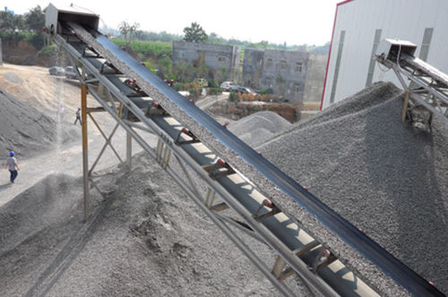 Transportador de banda - Zhengzhou Dingsheng Engineering Technology Co., Ltd. - de transferencia / de alimentación / para obra de construcción
