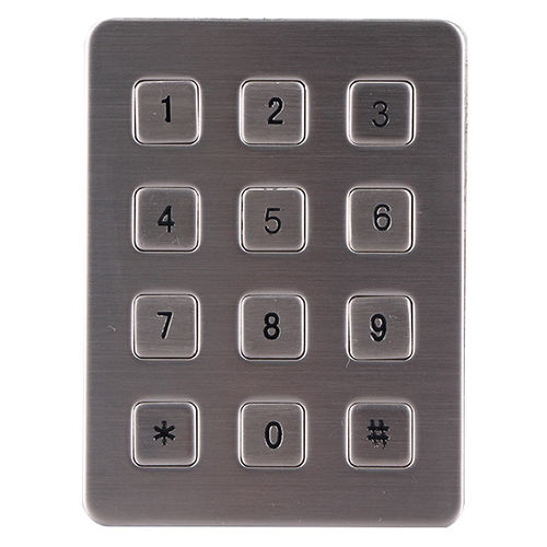 Teclado numérico 12 teclas - B705 - Joiwo Explosion Proof Science and Technology - de pared / de acero inoxidable / USB