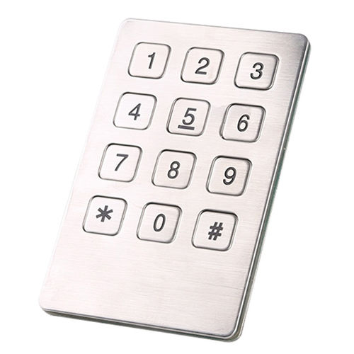 Teclado numérico 12 teclas - B721 - Joiwo Explosion Proof Science and Technology - empotrable / de acero inoxidable / IP65