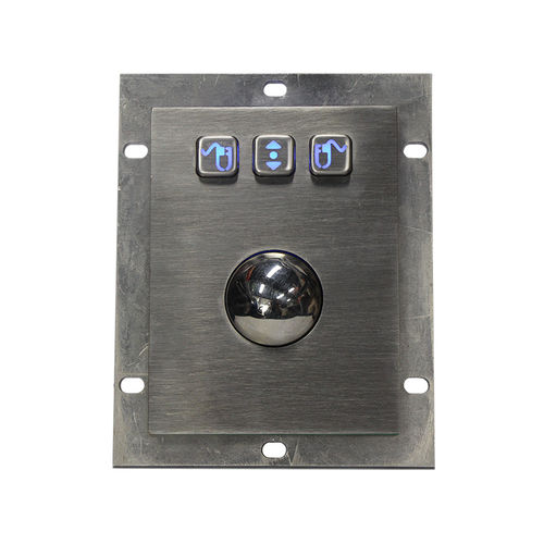 Teclado numérico con ratón integrado de 2 teclas - B805 - Joiwo Explosion Proof Science and Technology - empotrable / de acero inoxidable / IP65