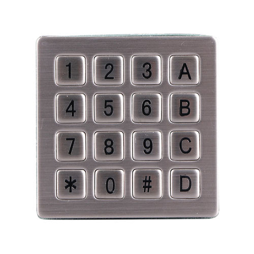 Teclado numérico 16 teclas - B706 - Joiwo Explosion Proof Science and Technology - empotrable / de acero inoxidable / IP65