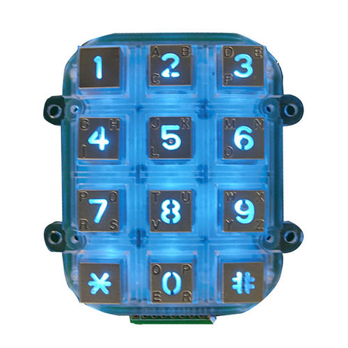 Teclado numérico 12 teclas - B662 - Joiwo Explosion Proof Science and Technology - de pared / de zinc / IP54