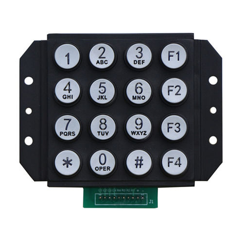 Teclado numérico 16 teclas - B664 - Joiwo Explosion Proof Science and Technology - de pared / de zinc / IP65