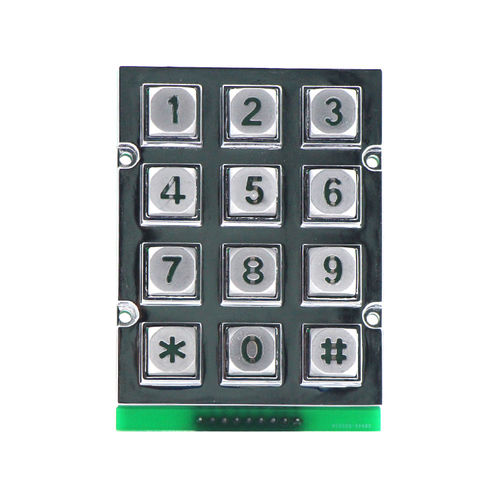 Teclado numérico 12 teclas - B665 - Joiwo Explosion Proof Science and Technology - de pared / de zinc / IP65