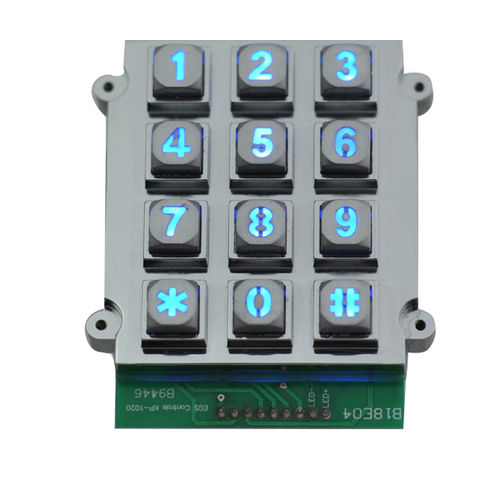 Teclado numérico 12 teclas - B661 - Joiwo Explosion Proof Science and Technology - de pared / de metal / IP65