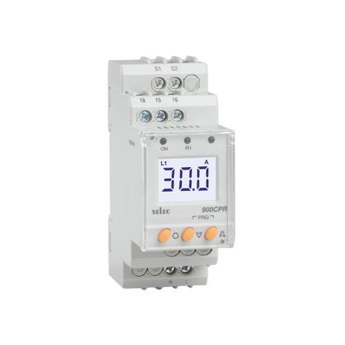 Relé de protección de sobreintensidad - 900CPR-1-BL-U - SELEC Controls Pvt. Ltd. - de subintensidad / 1NA/NC / monofásico