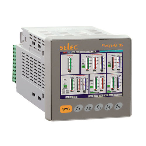 Autómata programable para montaje en panel - Flexys GT35  series - SELEC Controls Pvt. Ltd. - con E/S integradas / salidas digitales / salidas analógicas