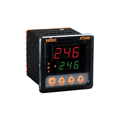 Temporizador digital - XT246 - SELEC Controls Pvt. Ltd. - con retardo de atracción / montado en panel / DPDT