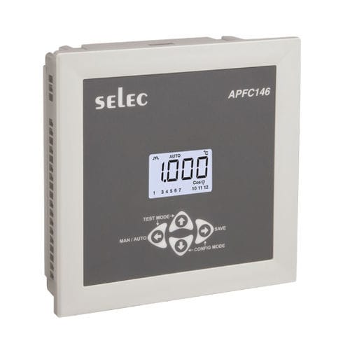 Controlador de factor de potencia digital - APFC146 - SELEC Controls Pvt. Ltd.
