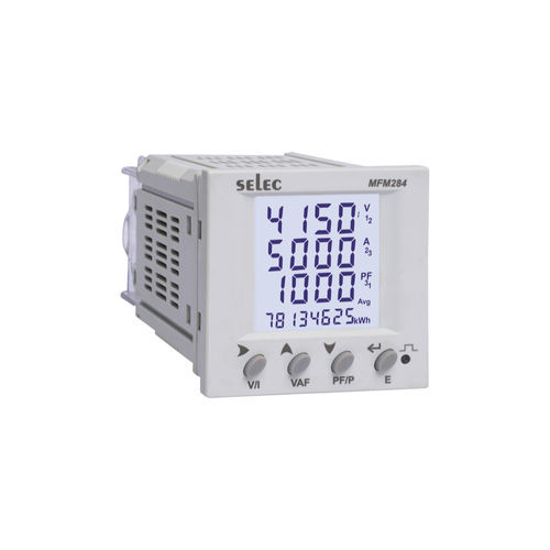 Multímetro digital - MFM284 - SELEC Controls Pvt. Ltd. - montado en panel / cat I / de frecuencia